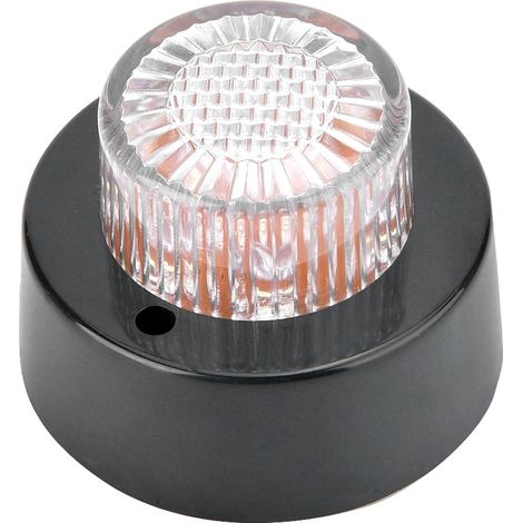 Feu de gabarit latéral rond miniature 24 V pour remorque et camion (blanc) (1/5)