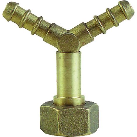 CROCERA A 3 VIE CON DADO 2 uscite Ø10 + dado W20x1/14 SX