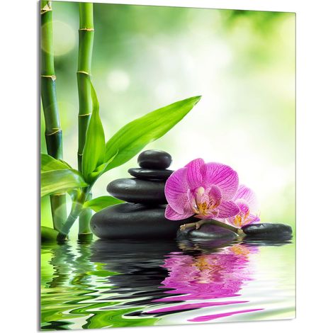 TABLA DE CORTAR DE VIDRIO 40x52 Orquídea (1/5)