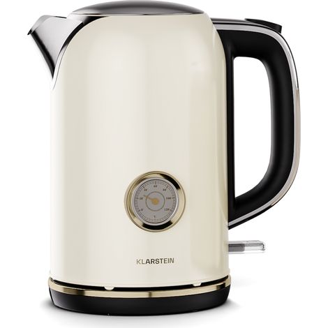 Klarstein Hervidor Victoria 1,7 litros 2200 W Base giratoria 360° Diseño atemporal (1/5)