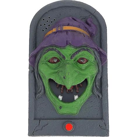 1 Stück Hexen-Türklingel-Dekoration für Halloween