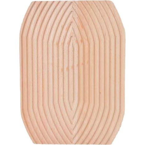 Plateau en Hêtre Épaissi Planche à Découper Écologique Service pour Sushi Pain Fruit Gâteau Forme Losange 32x23cm (1/5)