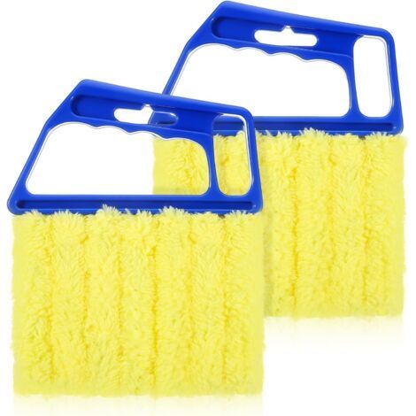 2 Pack Microfiber Blind Cleaning Cloth, 7 Fingers, for Cleaning Air Conditioning Fans (1/5)
