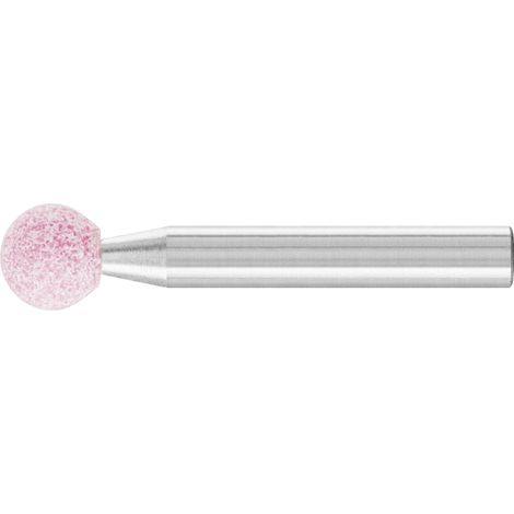 PFERD TOOLS STEEL EDGE Schleifstift Kugel Ø 10x10mm Schaft-Ø 6 mm A46 für Stahl- und Stahlguss 10 Stk