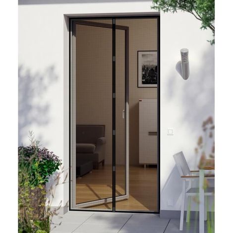 WINDHAGER RS Rideau de porte magnétique - Noir (1/2)