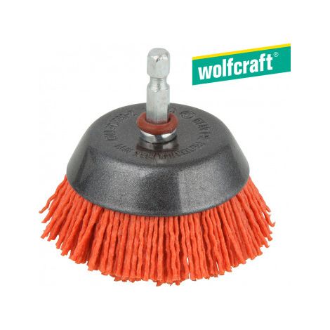 Cepillo de copa Wolfcraft 1506000 Nailon