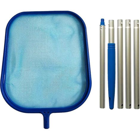 Épuisette de piscine en 6 pièces, épuisette télescopique à feuilles, accessoires de nettoyage de piscine H (1/5)