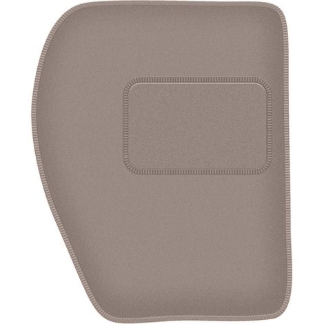 Tapis de sol conducteur en velours beige pour : Land Rover Discovery I tout-terrain (1989-1998) (1/5)