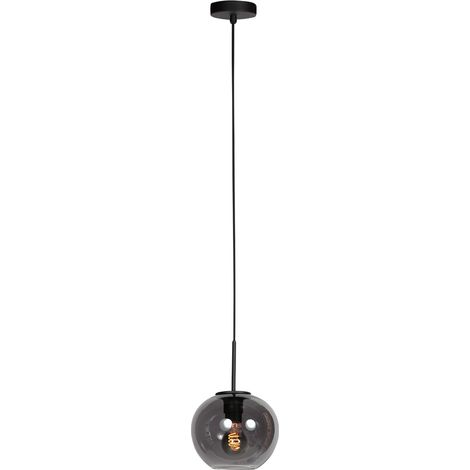 Mexlite - lampada a sospensione - HaloSwap - nero - vetro vetro