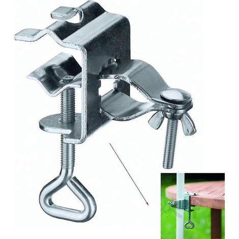 Clip de fixation pour parasol, petit clip pour parasol, support pour parasol de balcon, clip pour parasol de plage (1/5)