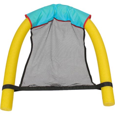 Fauteuil flottant 75x1500mm, confortable et durable, en filet pour piscine, relaxation aquatique. (1/5)