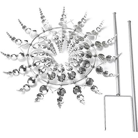 Girouettes d'extérieur, girouettes de jardin en métal de 30 cm, sculptures éoliennes pour la décoration de jardin (1/5)
