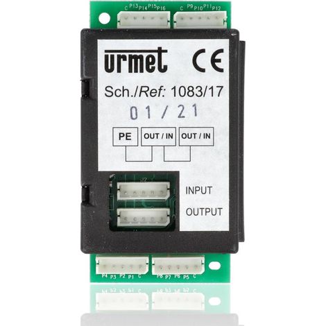 Modulo di espansione per 16 pulsanti per sistemi digitali urmet 1083/17