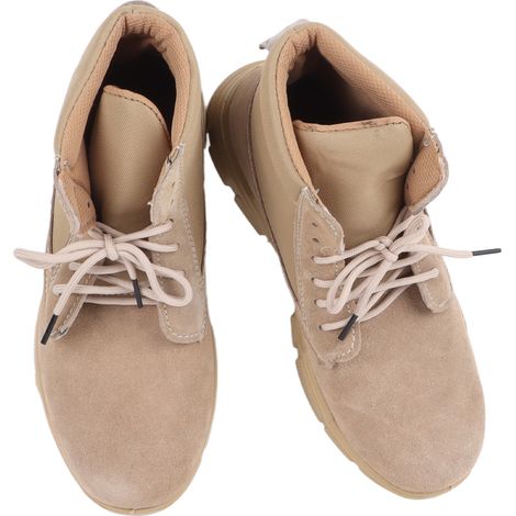 Herren-Arbeitsstiefel, hochgeschnitten, leicht, durchtrittsicher, mit Stahlkappe, Ganzjahres-Arbeitsstiefel für Schweißer, Modell 609, Größe 42 (1/5)