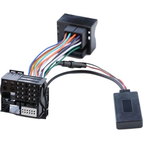 1 Adaptateur Bluetooth pour voiture, version 5.0, câble 30 cm, compatible autoradios RD4 RD45, Peugeot 307 408 508, Citroën C2 C5 (1/4)