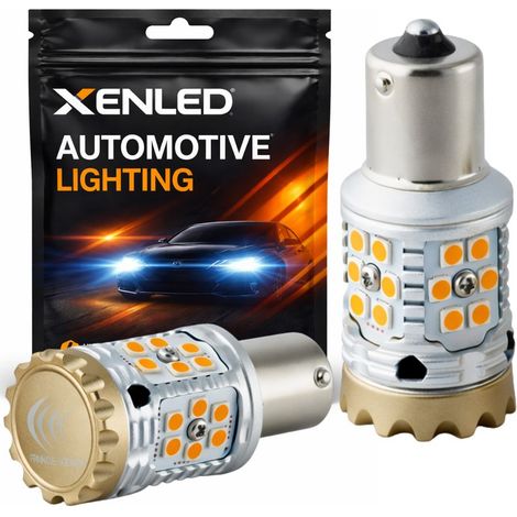 2x Ampoules XENLED V2.0 30 LED SSMG - PY21W - CANBUS Performance - CLIGNOTANT - Orange (1/5)
