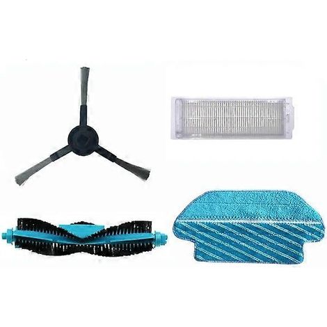 Brosse rotative, filtre HEPA, lingettes de nettoyage pour aspirateur robot Cecotec Conga 3490, pièces détachées, kits de remplacement de brosses latérales