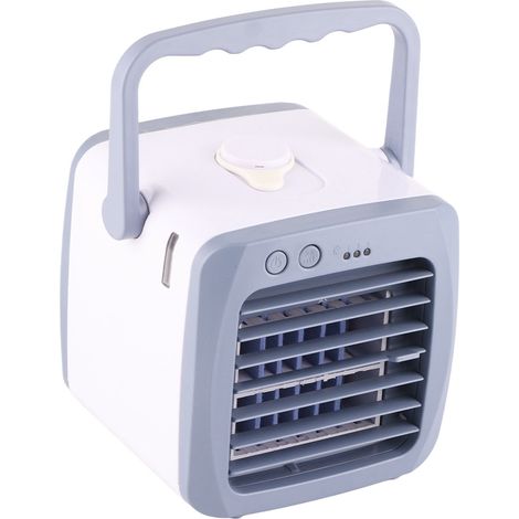 Climatiseur portable 5W, mini rafraîchisseur d'air réglable à 3 vitesses pour la maison, la chambre ou le bureau (1/5)