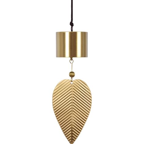 Carillon à vent japonais  type cylindrique, carillon conique en cuivre vintage, décoration suspendue, adapté au passage jardin cour cour
