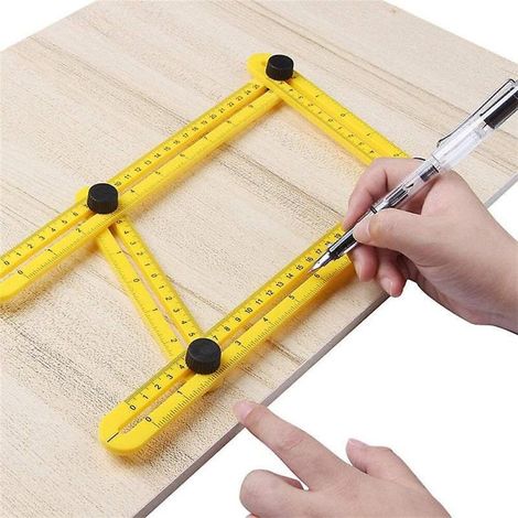 Règles GETIT, rubans de mesure multifonctionnels pliables et multi-angles (1/4)