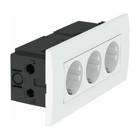 Enchufe obo-bettermann sde-r 3 unidades 250 V 16 A