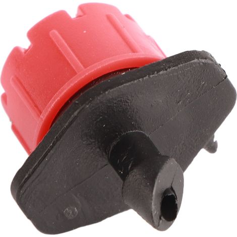 Goutte-goutte réglable pour l'irrigation de jardin, micro-arrosage goutte à goutte, tuyau de 1/4", micro-arroseur rouge. (1/5)
