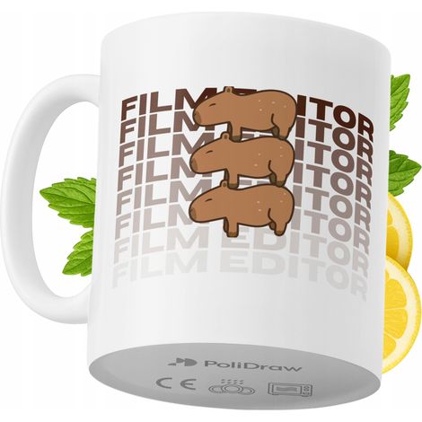Lustige Kaffeetasse mit witzigem Textdesign für Filmeditoren – ideal für Geburtstage, Namenstage und Feiertage. Hochwertige Tasse für besondere Anlässe im Büro oder Homeoffice. Farbe: Weiß, 330 ml.