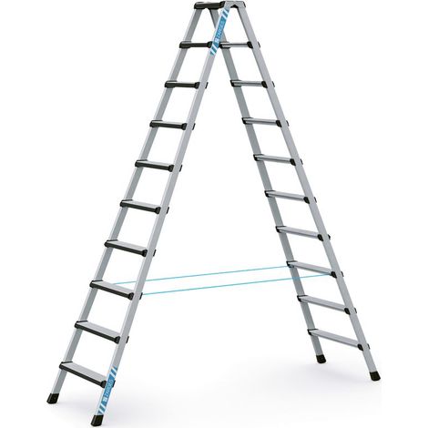 ZARGES Comfortstep B - LM-Stufen-Stehleiter 2 x 10 Stufen (1/4)