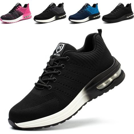 Chaussures de Sécurité Hommes Femmes Légère Basket Securite Confortable Antidérapante Chaussures de Travail Respirantes (1/5)