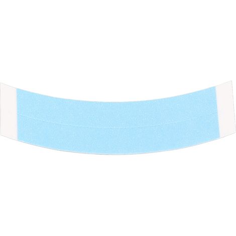 Lot de 30 bandes adhésives double face bleues imperméables et confortables pour perruques en dentelle frontale pour hommes, 75 x 20 mm. (1/5)