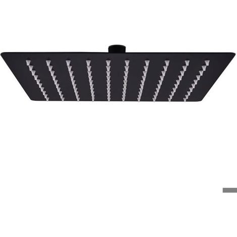 Pommeau de douche pluie - PZCC - PZCC - 20x20 cm - Inox - Buses en silicone (1/4)