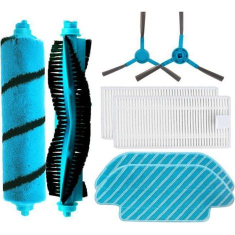 Brosse Latérale - Filtre - Pour Aspirateur Robotique - Compatible Remplacement Pièces - Lot De 2 Chaque Élément (1/4)