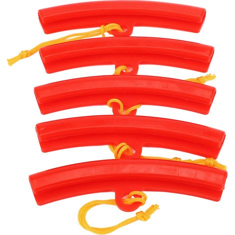 Jeffergarden Ensemble de 10 protections de jantes en caoutchouc rouge pour changeur de pneus-DOU