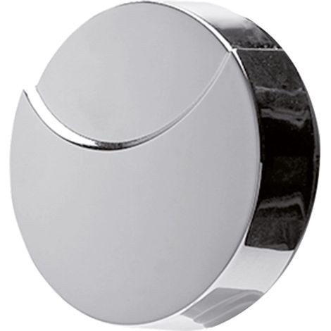 Wirquin 30722867 - Volante per scarico vasca da bagno, cromato, colore: Grigio