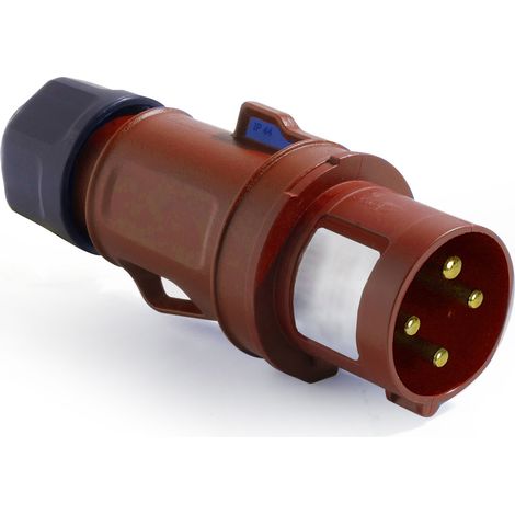 Connecteur industriel RS PRO, 3P+E, 16A, 380 415 V, Montage sur câble ( Prix pour 1 )
