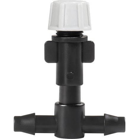 Packung mit 20 Sprinklerköpfen inklusive Sprühdüsen und T-Stücken für die Beregnung von Garten und Haus.