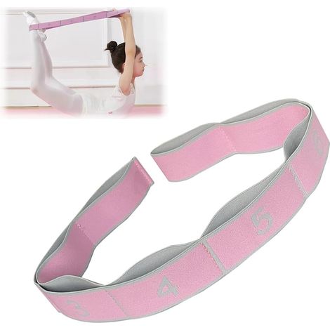 Elastic Exercise Band for Yoga, Stretching and Pilates - Resistance Strap for Fitness Training, Latin Dance - Versatile Exercise Elastic Bands (1/5)