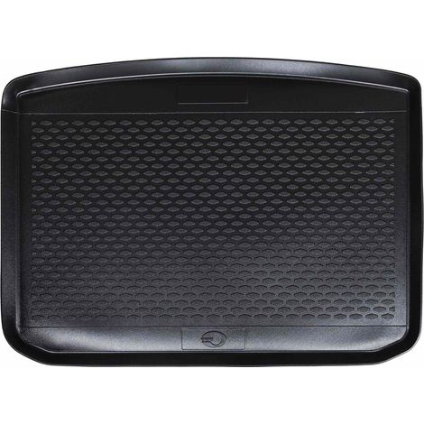 Trunk Mat Black suitable for SEAT ATECA 2016- Rubber vidaXL