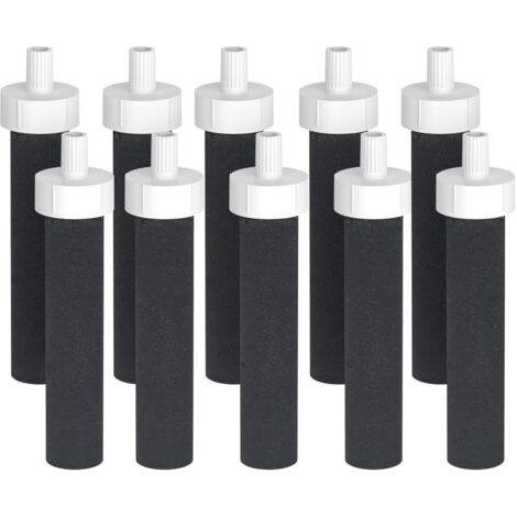 Paquete de 10 filtros de agua de repuesto Brita - Compatibles con filtros de agua rígidos, de acero inoxidable y deportivos Brita BB06 (1/5)