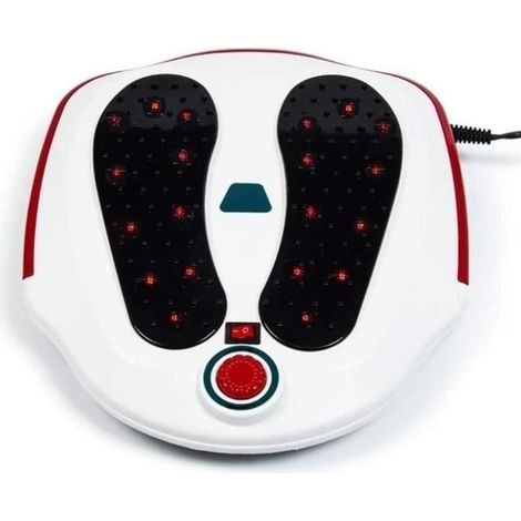 Appareil Massage Pied pour La Circulation Sanguine Jambe et Appareil de Traitement de Relaxation Machine pour Le Corps - Blanc