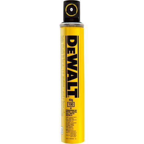 Cartucho de gas DeWalt trak-it c6 capacidad 1000 disparos 19,2 cm