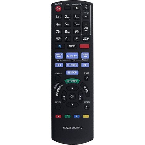 Ersatzfernbedienung N2QAYB000719 für Panasonic Blu-ray/DVD-Player DMP-BDT220, DMP-BDT120, DMP-BDT220CP, DMPBDT220 und DMPBDT120 (1/5)