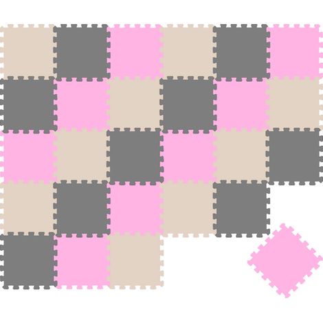 27 Pezzi Tappetino Puzzle per Bambini-30x30 Tappeto Neonato Tatami Gioco Bimbo