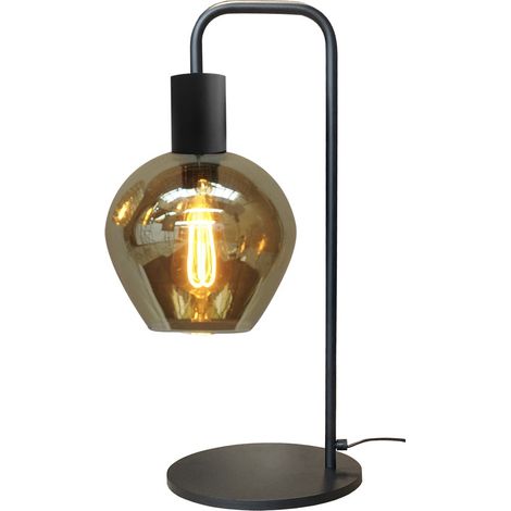 Lampe de table noire Bounty avec verre blackline - 4472-05-05-3 (1/3)