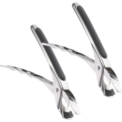 Manico in 2 pezzi per cibi caldi, morsetto per ciotola, manico antiscivolo, morsetto per teglia, pinze da forno, accessori da cucina, morsetti per piatti, pinza per piatti, cucina (1/5)