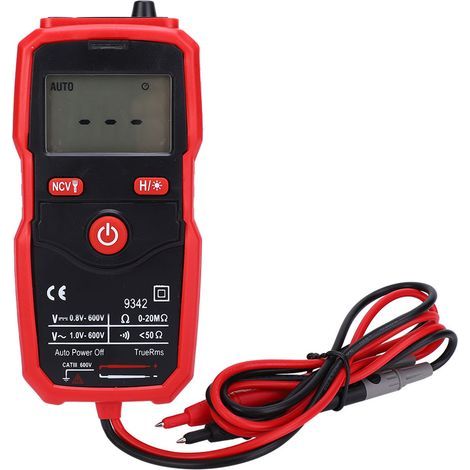 Multimètre Numérique Portable UA9342 - Testeur Tension AC/DC, Résistance, Affichage LCD (1/5)