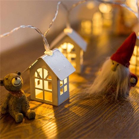Guirlande lumineuse LED 3m 20 lampes, décoration de Noël, maison européenne style nordique, pour chambre (1/5)