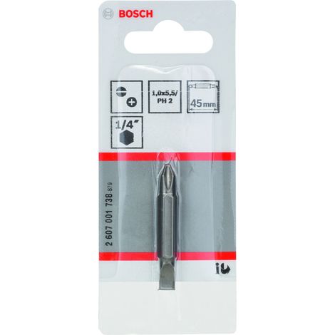 Bosch  doble  hoja  PH2,  PH2,  45  mm  -2607001740 (1/2)