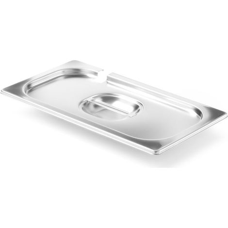 HENDI Gastronorm-Deckel mit Löffelaussparung, Profi Line, GN 1/1, 530x325mm (1/5)