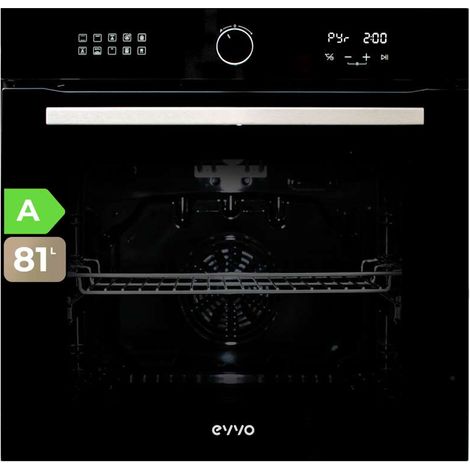 Einbaubackofen evvo h30 pyro 81 Liter Kapazität Pyrolyse (1/5)